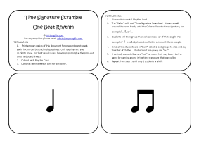Time Signature Scramble