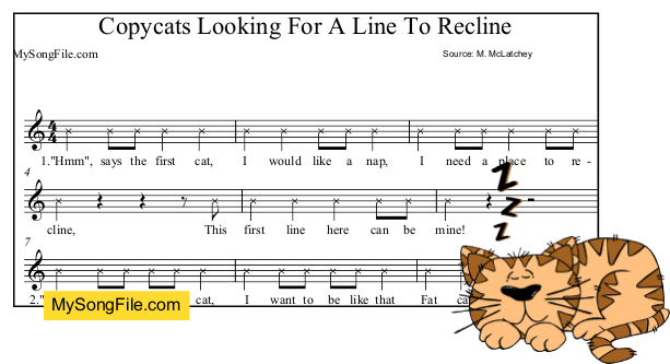 Copycats Looking For A Line To Recline