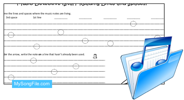 Music Detective (Staff Reading Lines and Spaces)
