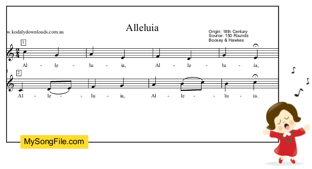 Alleluia (In 2/4)