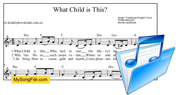 What Child is This - D min