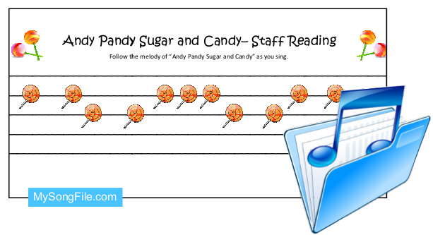Andy Pandy (StaffReading Lines)