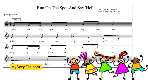 Run On The Spot And Say Hello