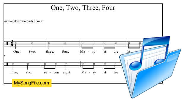 One, Two, Three, Four