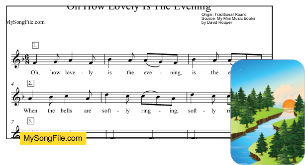 Oh How Lovely Is The Evening (6-8)