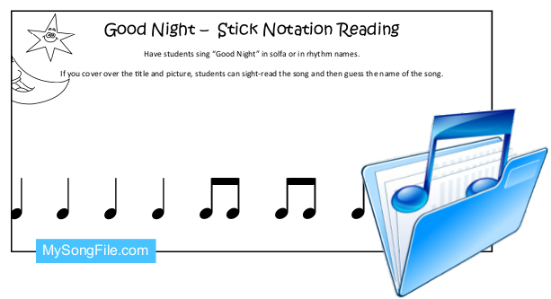 Good Night Sleep Tight (Song Sight Reading)