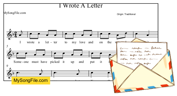I Wrote A Letter