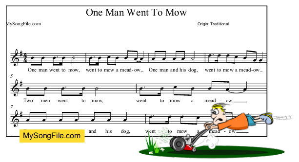 One Man Went To Mow