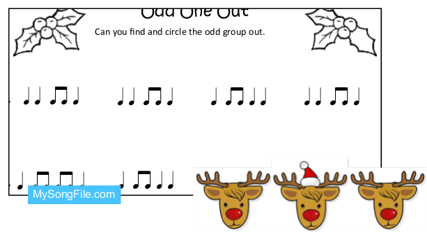 Christmas ta and ti-ti (Odd One Out)