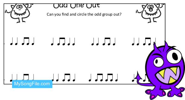 Monsters ta and ti-ti (Odd One Out)