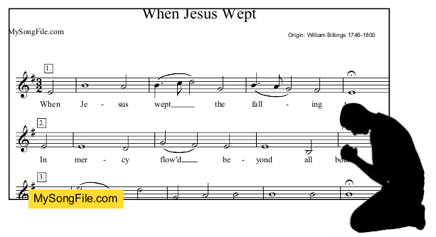 When Jesus Wept