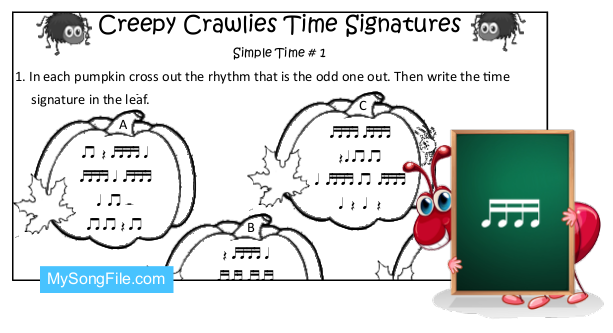 Creepy Crawlies (Simple Time Signature no1)