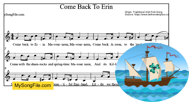 Come Back To Erin