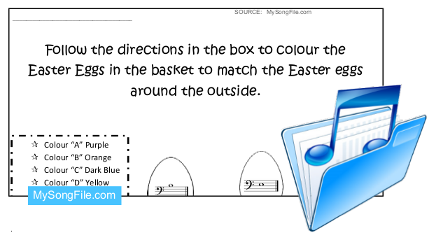 Easter Egg (Stave Reading Bass Clef)