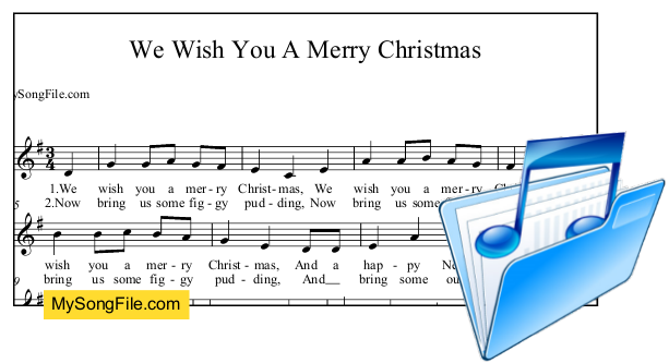 We Wish You A Merry Christmas (G Major)